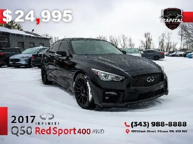 2017 Infiniti Q50 Red Sport 400 AWD Image# 1