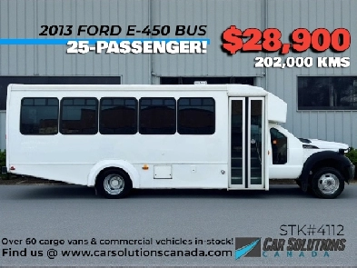 2013 FORD F-450 SUPER DUTY !! 25-PASSENGER !! PASSEGER BUS Image# 1