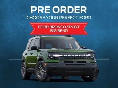 2026 Ford Bronco Sport Big Bend - Get your Bronco Sport faster! Image# 1
