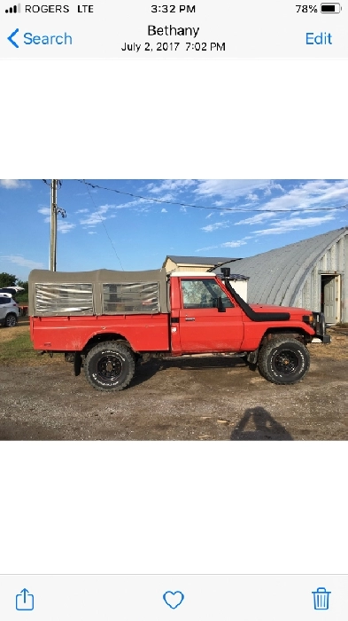 1997 Landcruiser HZJ75 Pick Up Truck Image# 1