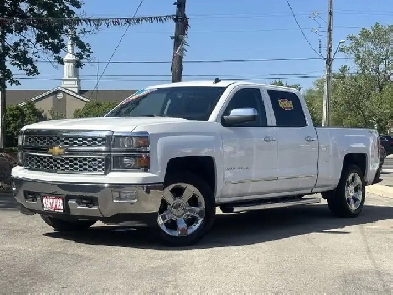 2014 CHEVROLET SILVERADO 1500 LTZ CREW CAB 4X4 5.3L V8 CERTIFIED Image# 1