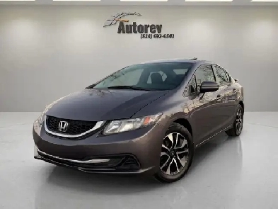 2014 Honda Civic EX, Manuel, Toit Ouvrant, Camera, Éran ! Image# 1