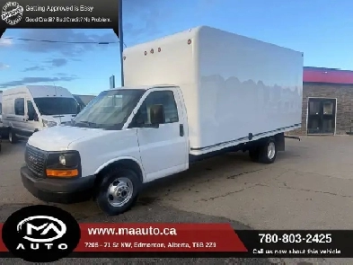 2014 GMC Savana Cutaway 3500 Van 139' 16 Foot Cube Van Image# 1
