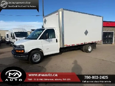 2020 Chevrolet Express 3500 16 Feet Cube van - Alberta Safety In Image# 1