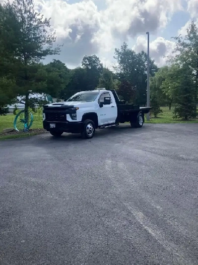 2021 Chevy 3500 Duramax Flat Deck Image# 1