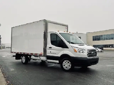 2018 Ford Transit T-350 Simple Roue Boîte de 14 Pieds Image# 1