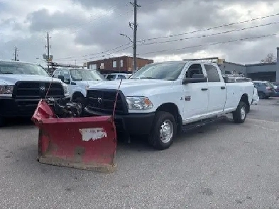 2012 Ram 2500 4WD 6.7L CUMMINS DIESEL BOSS V SNOW PLOW-108KM Image# 1