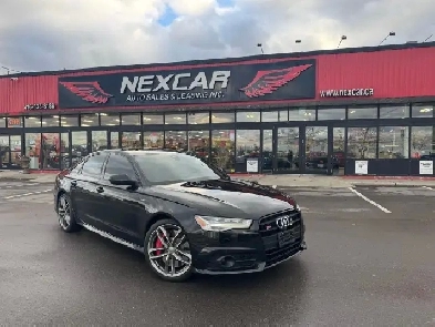 2017 Audi S6 4.0L V8 AWD LEATHER P/SUNROOF NAV B/SPOT CAMERA Image# 1