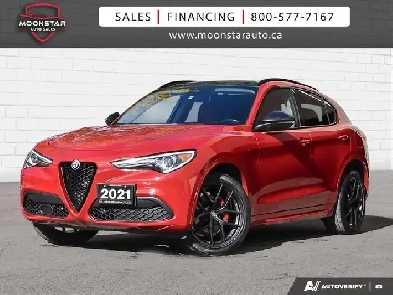 2021 Alfa Romeo Stelvio Ti AWD |280HP|NeroEdizione|ActiveDriverA Image# 1