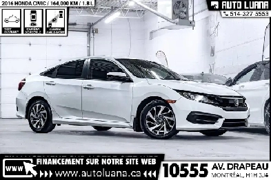 2016 HONDA Civic EX TOIT/BLUETOOTH/CAMERA/MAGS/KEYLESS Image# 1