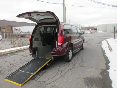 WHEELCHAIR VAN ADAPTE,  2019 GRAND CARAVA, REAR ENTRY IMMACULATE Image# 1