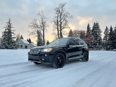 2017 BMW X3 Black on Black, 28i XDrive. Low KMs, NO accidents an Image# 1