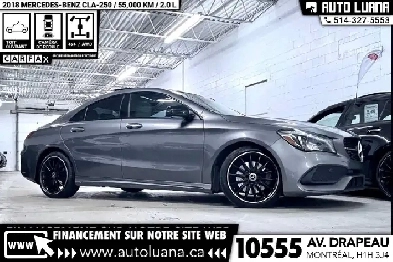 2018 MERCEDES-BENZ CLA-Class CLA250 4MATIC/TOIT/CAMERA/55,000km Image# 1