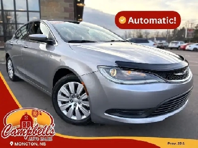 2015 Chrysler 200 LX AC! Push Button Start! Cruise Control! Image# 1