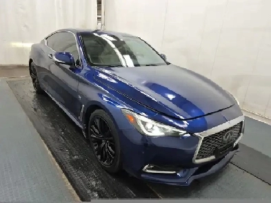 2017 Infiniti Q60 2dr Cpe 2.0t BACKUP CAM/LEATHER/SUNROOF/LOADE Image# 1