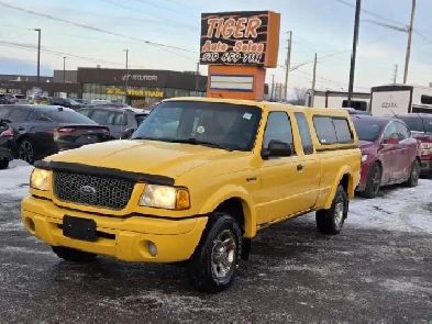 2003 Ford Ranger EDGE PLUS, ALLOYS, TOPPER, YELLOW, AS IS SPECIA Image# 1