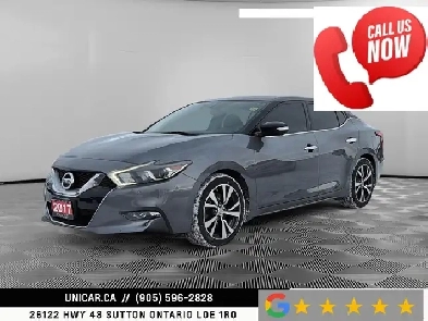 2017 Nissan Maxima SV No Accidents Low kms Nav Backup Cam Remote Image# 1