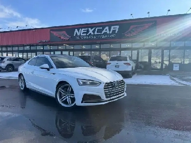 2018 Audi A5 TECHNIK S-LINE COUPE AWD LEATHER PAN/ROOF NAV CAME Image# 1