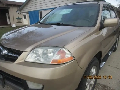 2002 ACURA MDX SE, SAFETIED, Asking $4,500 Image# 1
