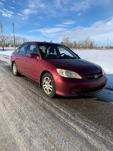 2005 HONDA CIVIC NEW BATTERYWINTER TIRES READY FOR WINTER2750
