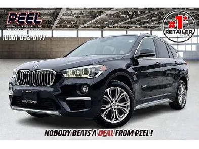 2017 BMW X1 28i Prem Enhanced Heated Leather Panoroof  AWD