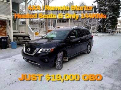 2018 Pathfinder 4X4 Mint  Only 144KMs Just 19K OBO