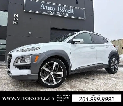 2018 HYUNDAI KONA 16T ULITIMATE AWD  SUNROOF  NAV   LEATHER