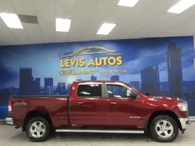 RAM 1500 2019 BIG HORN CREW-CAB BOITE 6'4' JAMAIS ACCIDENTE BANC Image# 1