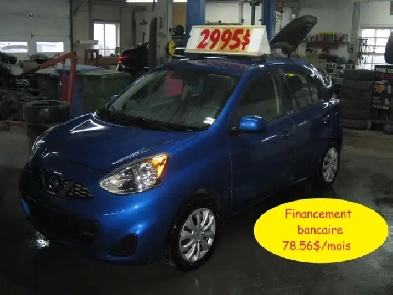 2016 Nissan Micra SV PETIT BUDGET