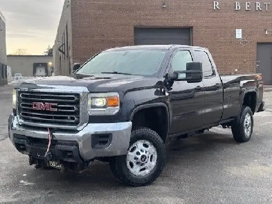 2015 GMC Sierra 2500HD 4WD BOSS V SNOW PLOWDOUBLE CABLONG BOX