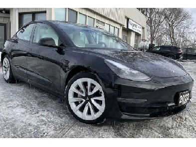 2022 Tesla Model 3 Long Range  WHITE LEATHER NAV CAMERAS