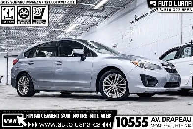 2012 SUBARU Impreza Touring AWD/SIEGE CHAUFFANT/BLUETOOTH/MAGS Image# 1
