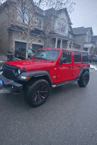 For Sale: 2018 Jeep Wrangler Sport Unlimited (Red) Image# 1