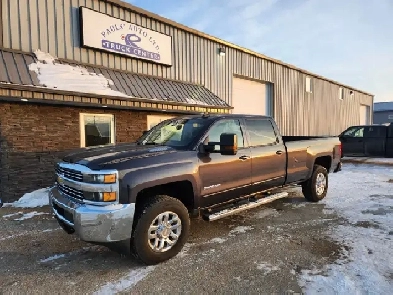 2016 Chevy Silverado 3500 Crew Cab 4X4 LT 6.6L - Rebuilt Title Image# 1