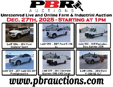 Selling Unreserved – Going to the Highest Bidder - PBR Auctions Image# 1