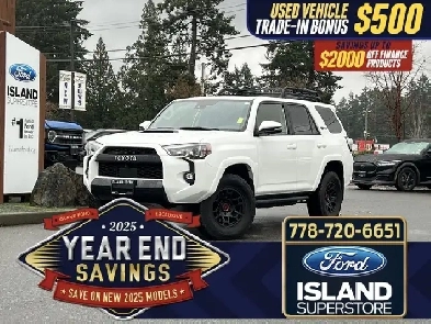 2022 Toyota 4Runner TRD Pro  Roof Rack  Moonroof  Power Seats