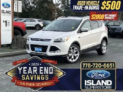 2014 Ford Escape Titanium  401A  Trailer Hitch  Panoramic Roo