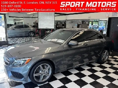 2017 Mercedes-Benz C-Class C300 4MATIC New Tires Roof GPS Camera Image# 1