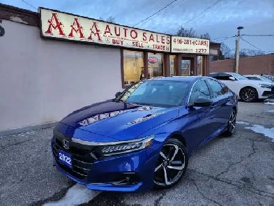 2022 Honda Accord Sport CVT Sport Leather|Sunroof|Apple/android Image# 1