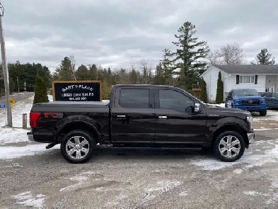 2018 FORD F150 LARIAT -4 dr 4x4 - $19,499. safetied & warr. Image# 1