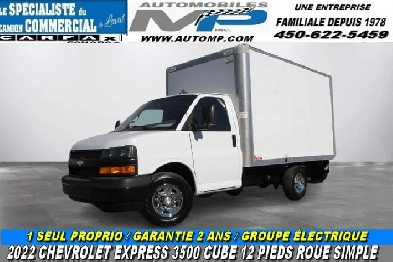 2022 Chevrolet Express 3500 CUBE 12 PIEDS 1 SEUL PROPRIO GARANTI Image# 1