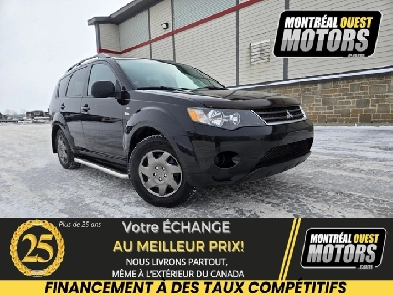 2008 Mitsubishi Outlander LS  AWD  V6 7 PASSAGERS