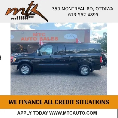 2014 Nissan NV 3500 V8 SL Certified | Leather | 12 Passenger Image# 1
