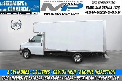 2025 CHEVROLET EXPRESS 3500 CUBE 14 PIEDS   DECK AVANT / CAMION Image# 1