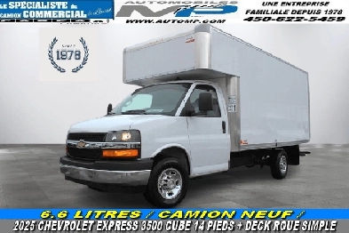 2025 CHEVROLET EXPRESS 3500 CUBE 14 PIEDS   DECK AVANT / CAMION Image# 1