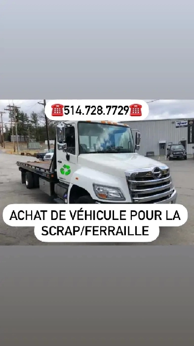 ♻️Achat auto scrap♻️recyclage♻️☎️5147287729☎️ Image# 1