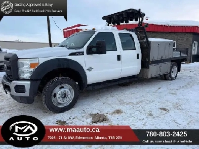 2012 Ford Super Duty F-450 DRW 2WD Crew Cab Flatbed Image# 1