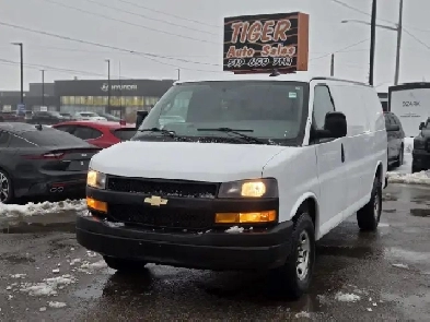 2020 Chevrolet Express Cargo Van G3500, V8, CARGO VAN, ONLY 101K Image# 1