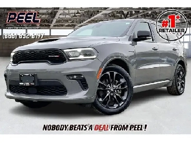 2023 Dodge Durango RT Blacktop  Vented Leather  Sunroof  AWD