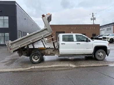 2019 GMC Sierra 3500HD CREW CAB ALUMINUM DUMP BOX1 OWNERCERT